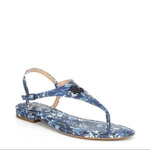Lauren Ralph Lauren Navy Floral Ellington Sandal Size 9.5 BNIB